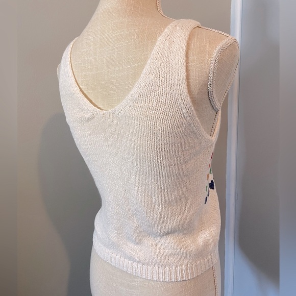 Rainbow Heart Knit Tank Top - Picture 3 of 4